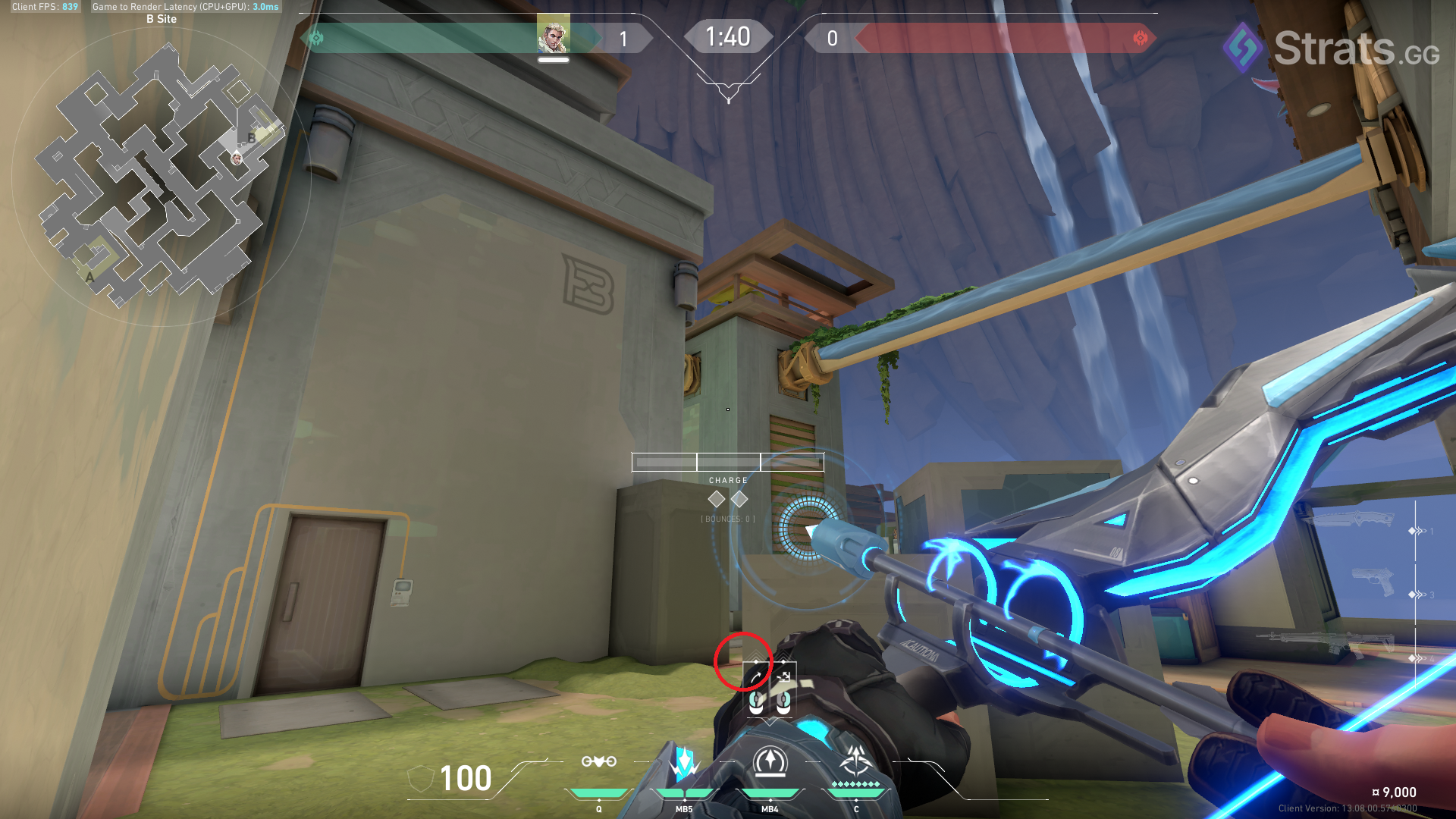 Early dart for B lobby and B main
