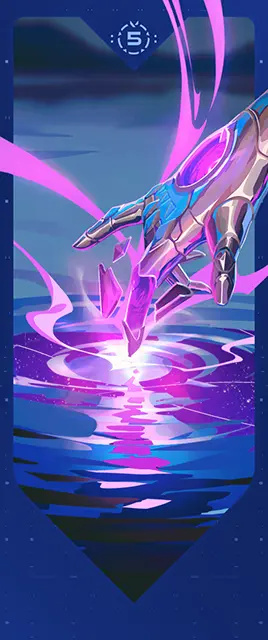 5 Years: Cosmic Divide Card
