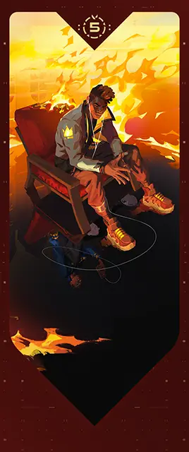 5 Years: Redemption Card large art