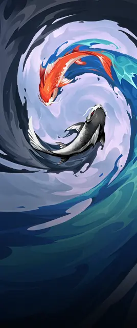 Kohaku & Matsuba Card large art
