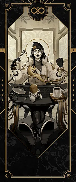 Fortune's Hand // The Magician Card large art