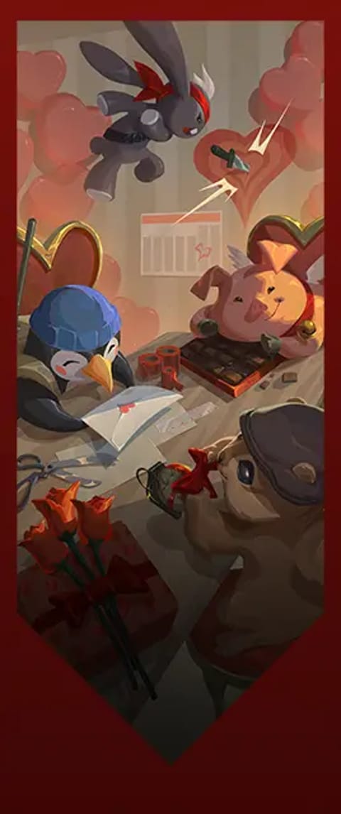 Valentine's Tactics Card large art