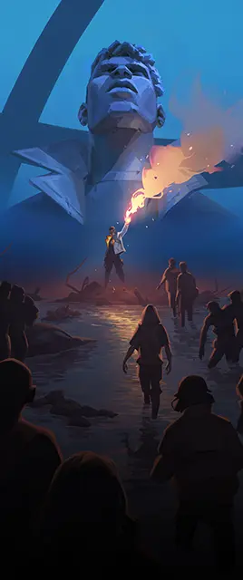 Garden of Heroes: Phoenix Card large art