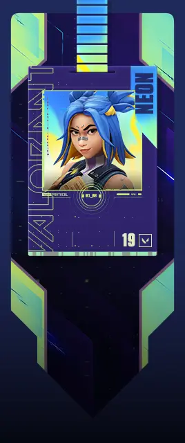 Neon ID Card large art