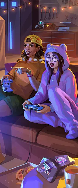 Duo's Day: Game Night Card large art