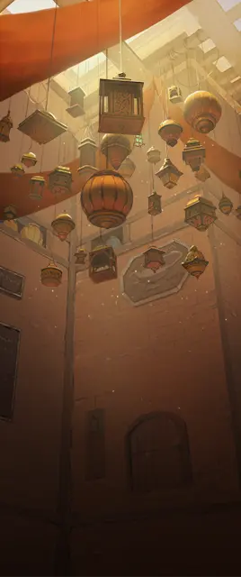 Lanterns Card large art