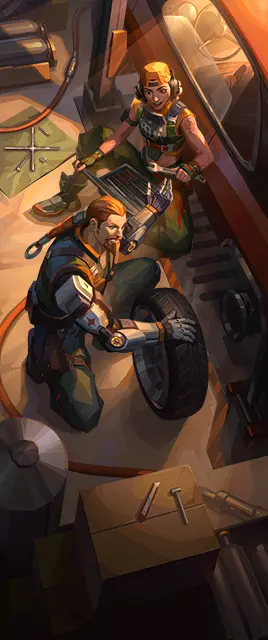 Rotating Card large art