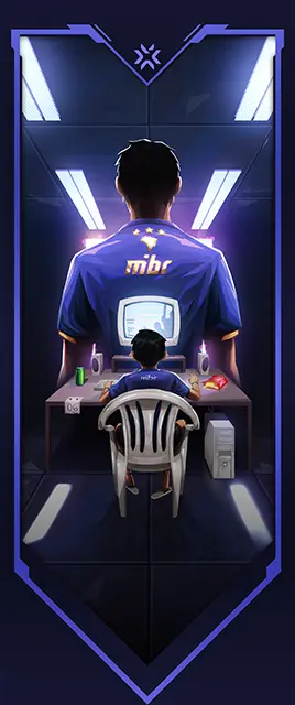 VCT x MIBR Card large art