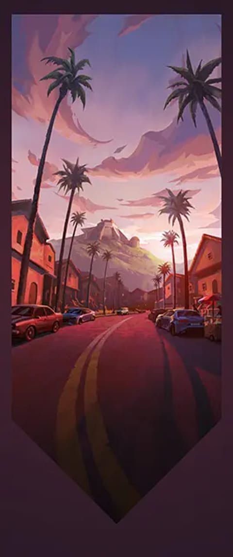 Golden Hour Card large art