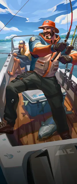 Baited Card large art