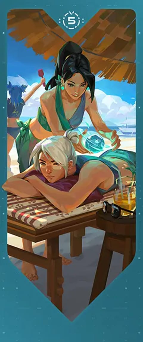 5 Years: Day Off Card large art