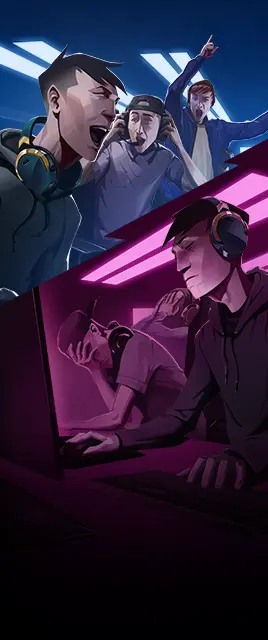 VERSUS // Victory + Defeat Card large art