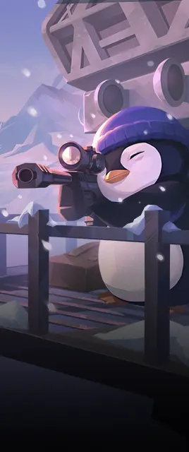 Penguin Precision Card large art
