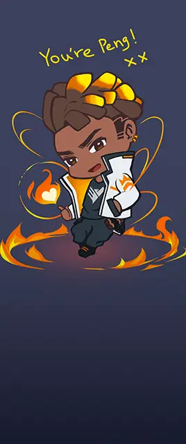Be Mine: Phoenix Card large art
