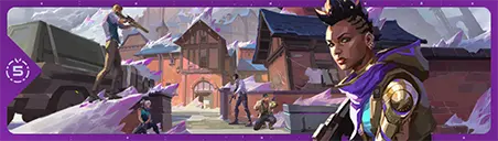 5 Years: Saltswept Card wide art
