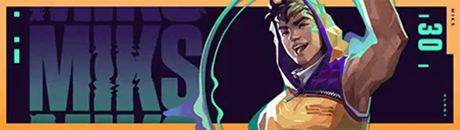 VALORANT Miks Card wide art