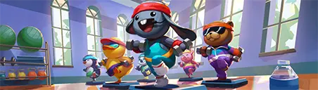 Cardio Claws Card wide art
