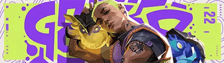 VALORANT Gekko Card wide art