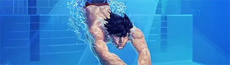 Dive In Card wide art