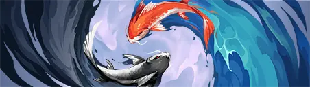 Kohaku & Matsuba Card wide art