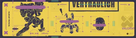 Vertraulich Card wide art