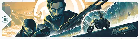 5 Years: Turn the Tides Card wide art
