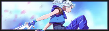VALORANT GO! Vol. 1 Jett Card wide art