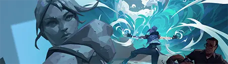 Garden of Heroes: Jett Card wide art
