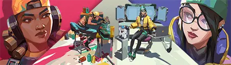 VERSUS // Raze + Killjoy Card wide art