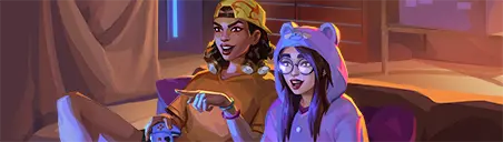 Duo's Day: Game Night Card wide art