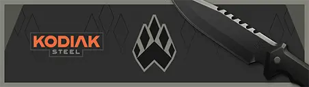 Kodiak Steel Card wide art