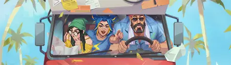 Operation: Vacation Card wide art
