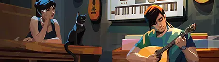 Perfectly In Tune Card wide art