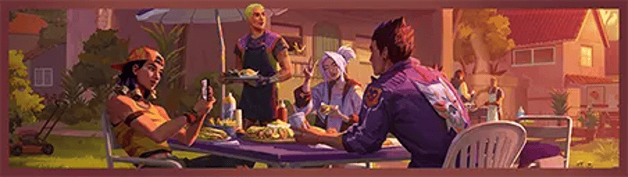 Afternoon Asada Card wide art