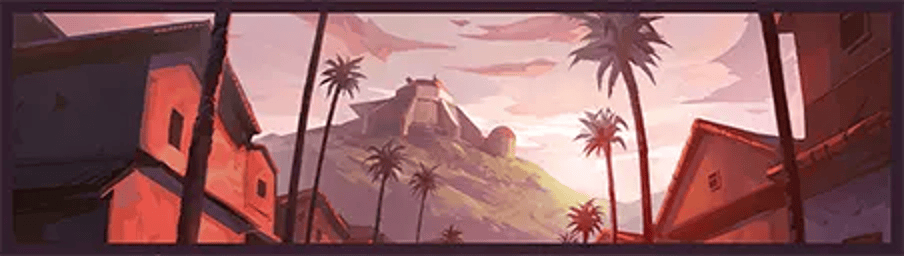 Golden Hour Card wide art