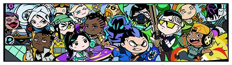 Doodle Buds // Agents Card wide art