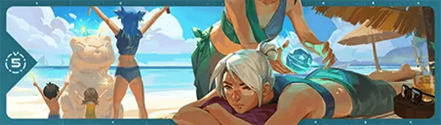 5 Years: Day Off Card wide art