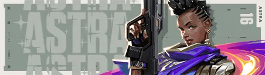 VALORANT Astra Card wide art