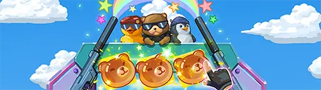 Puzzles & Bears Card wide art