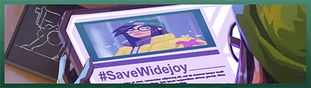 #SAVEWIDEJOY Card wide art